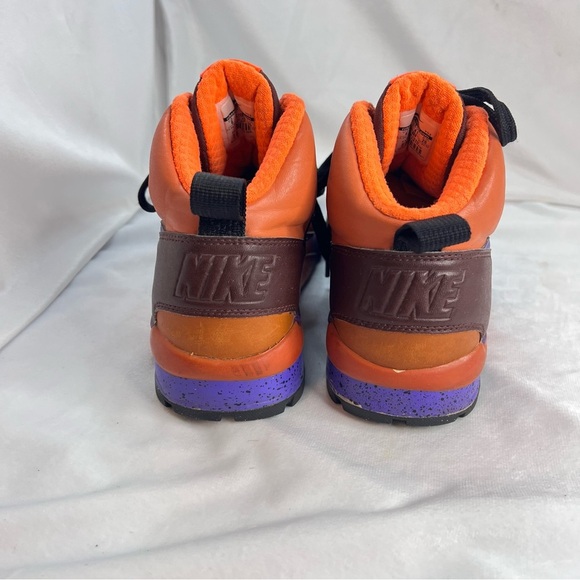 NIKE Trainer SC Sneaker Boot Tuscan Rust/Hyper Grape/Barkroot Brown Men’s size 8 - Picture 6 of 11